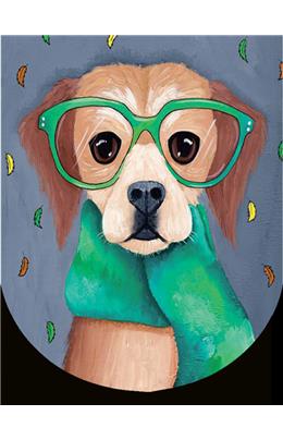 Ayraç Mıknatıslı Gözlüklü Köpek(25 Li Paket)