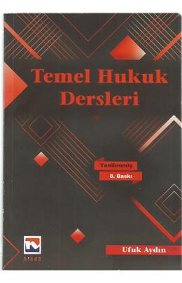 Temel Hukuk Dersleri (İkinci El) (8.Baskı) (Stokta 1 Adet Var)