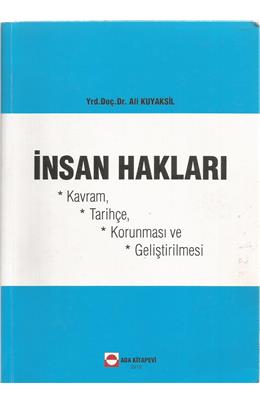 İnsan Hakları (İkinci El) (2012 Basım) (Stokta 1 Adet)