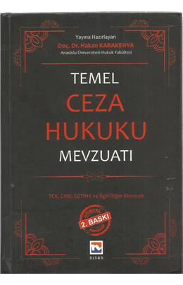 Temel Ceza Hukuku Mevzuatı (İkinci El) (Stokta 1 Adet) (2. Baskı)