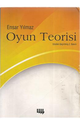 Oyun Teorisi ( İkinci El ) ( Stokta 1 Adet) (2. Baskı)