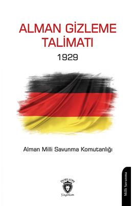 Alman Gizleme Talimatı 1929